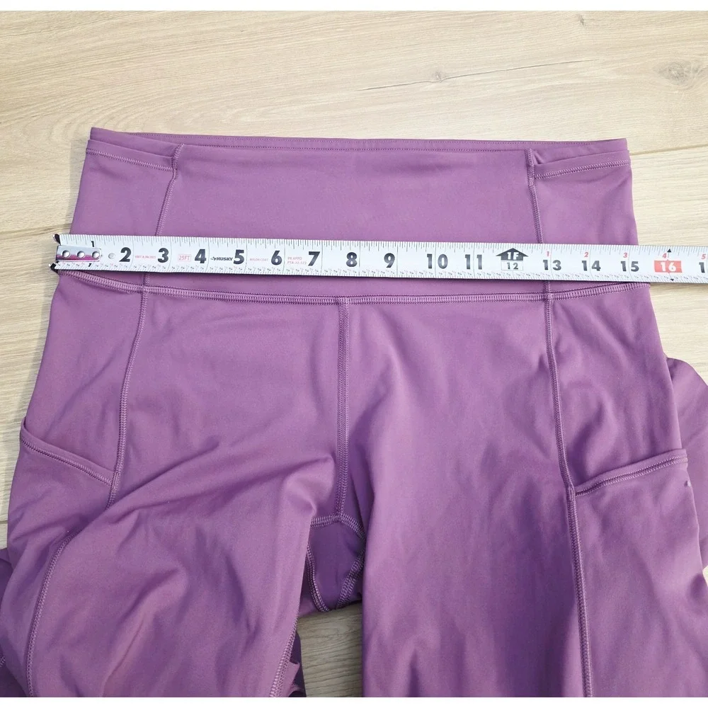 Lululemon Fast Free High Rise Tight Women's Size 8 Solid Purple 25